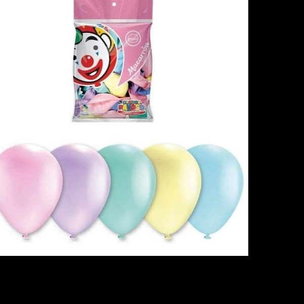 GLOBOS MACARRON PASTEL 9 VCOL. BOL.C25 C200
